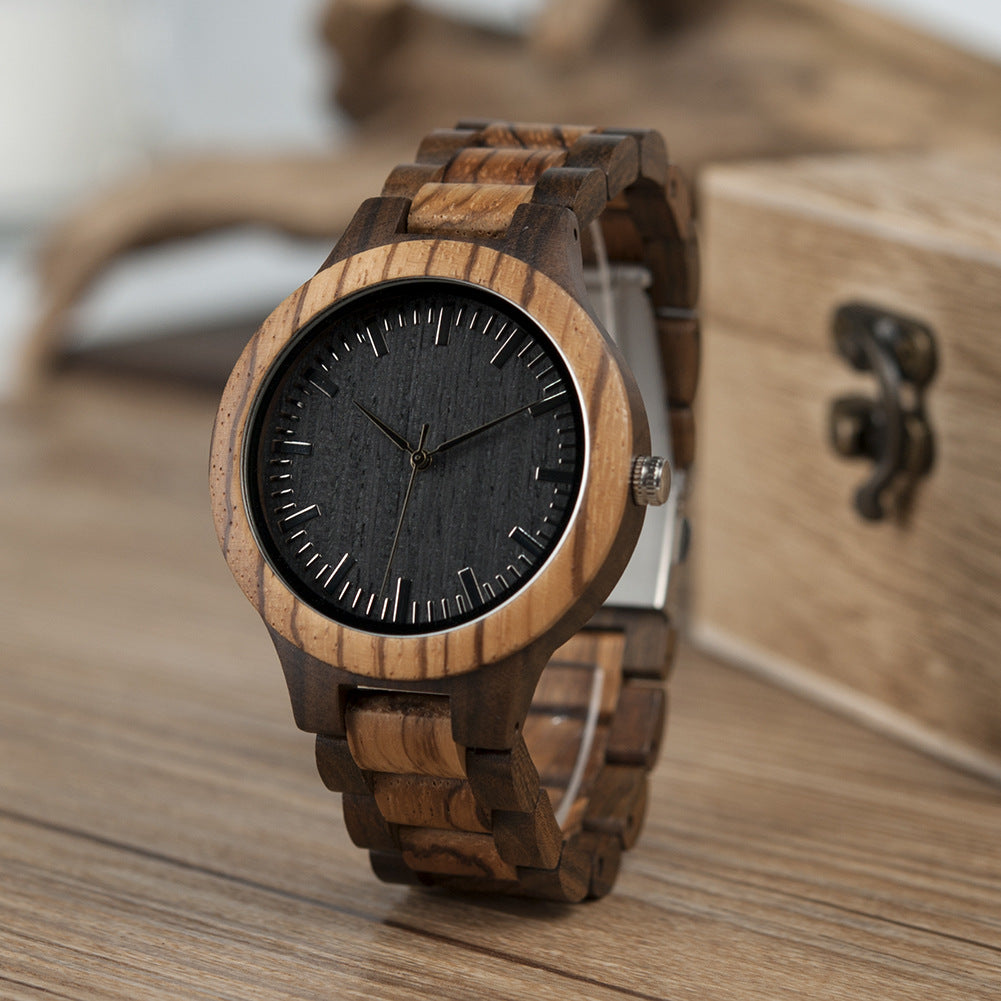 Watch of wood